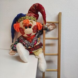 STUFF CIRCUS CLOWN HIGHLY DETAILED AROUND 12" TALL UNIQUE